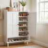 Artiss Shoe Rack Cabinet with Adjustable Shelves – White