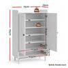 Artiss Shoe Rack Cabinet with Adjustable Shelves – White