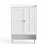 Artiss Shoe Rack Cabinet with Adjustable Shelves – White