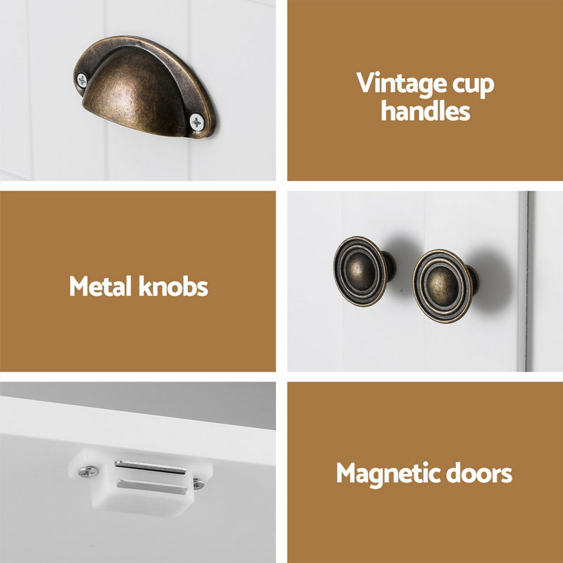 Buffet Sideboard Cupboard Cabinet White