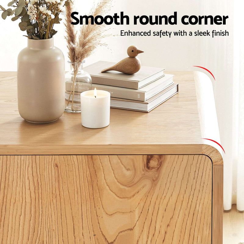 Artiss Buffet Sideboard Cabinet – Oak Finish