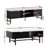 Artiss TV Unit & Coffee Table Set – Black
