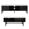 Artiss TV Unit & Coffee Table Set – Black