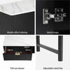 Artiss TV Unit & Coffee Table Set – Black