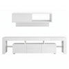 Artiss LED TV Unit & Coffee Table Set – White