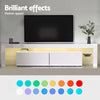 Artiss LED TV Unit & Coffee Table Set – White