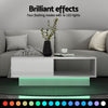 Artiss LED TV Unit & Coffee Table Set – White