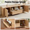 Artiss 180cm TV Unit & Coffee Table Set – Pine