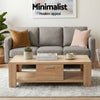 Artiss 180cm TV Unit & Coffee Table Set – Pine