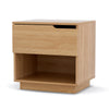 Bedside Table 1 Drawer 1 Shelf Nightstand Pine