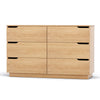 6 Chest of Drawers Dresser Table Pine