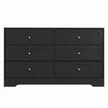 Artiss 6 Chest of Drawers Tallboy Cabinet - LEIF Black
