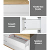 6 Chest of Drawers Cabinet Dresser Table Tallboy White