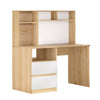 Computer & Study Desk with Bookshelf and Drawer