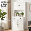 Artiss 2x BEINI Buffet Sideboard Hutch Pantry Cabinet - White