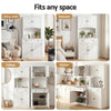 Artiss 2x BEINI Buffet Sideboard Hutch Pantry Cabinet - White