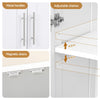 Artiss Pantry Storage Cabinet White Set of 2