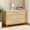 6 Chest of Drawers Dresser Table Pine