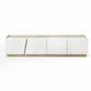 Artiss 180cm TV Unit Entertainment Cabinet Storage White & Pine