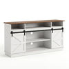 Artiss Buffet Sideboard Cabinet 150cm 3-Tier Kitchen Storage Sliding Doors White