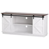 Buffet Sideboard Storage Cabinet – White, Sliding Doors