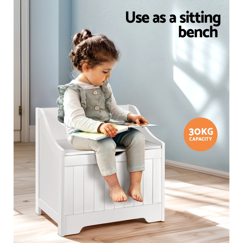 Kids Square Toy Box Chest – Storage Organiser