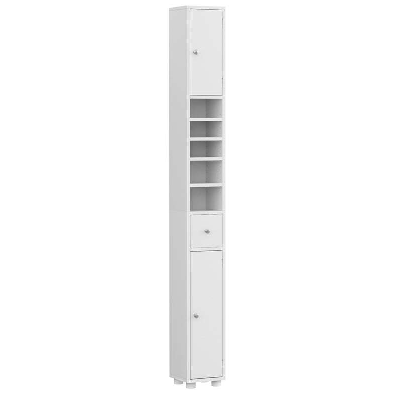 Artiss Tall Slim Bathroom Storage Cabinet 180cm