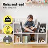 Kids Bookshelf & Toy Storage Cabinet Organiser