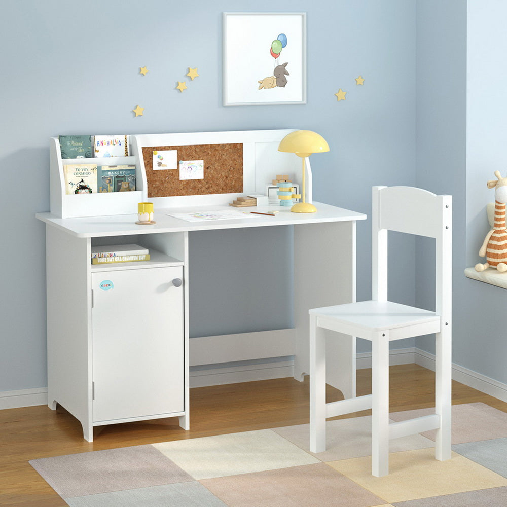 Keezi Kids Table & Chair Set with Storage