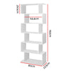 Bookshelf 6 Tiers - RIVA White