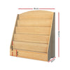 Keezi 5-Tier Kids Bookshelf Organiser