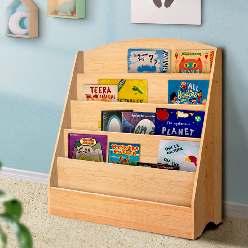 Keezi 5-Tier Kids Bookshelf Organiser