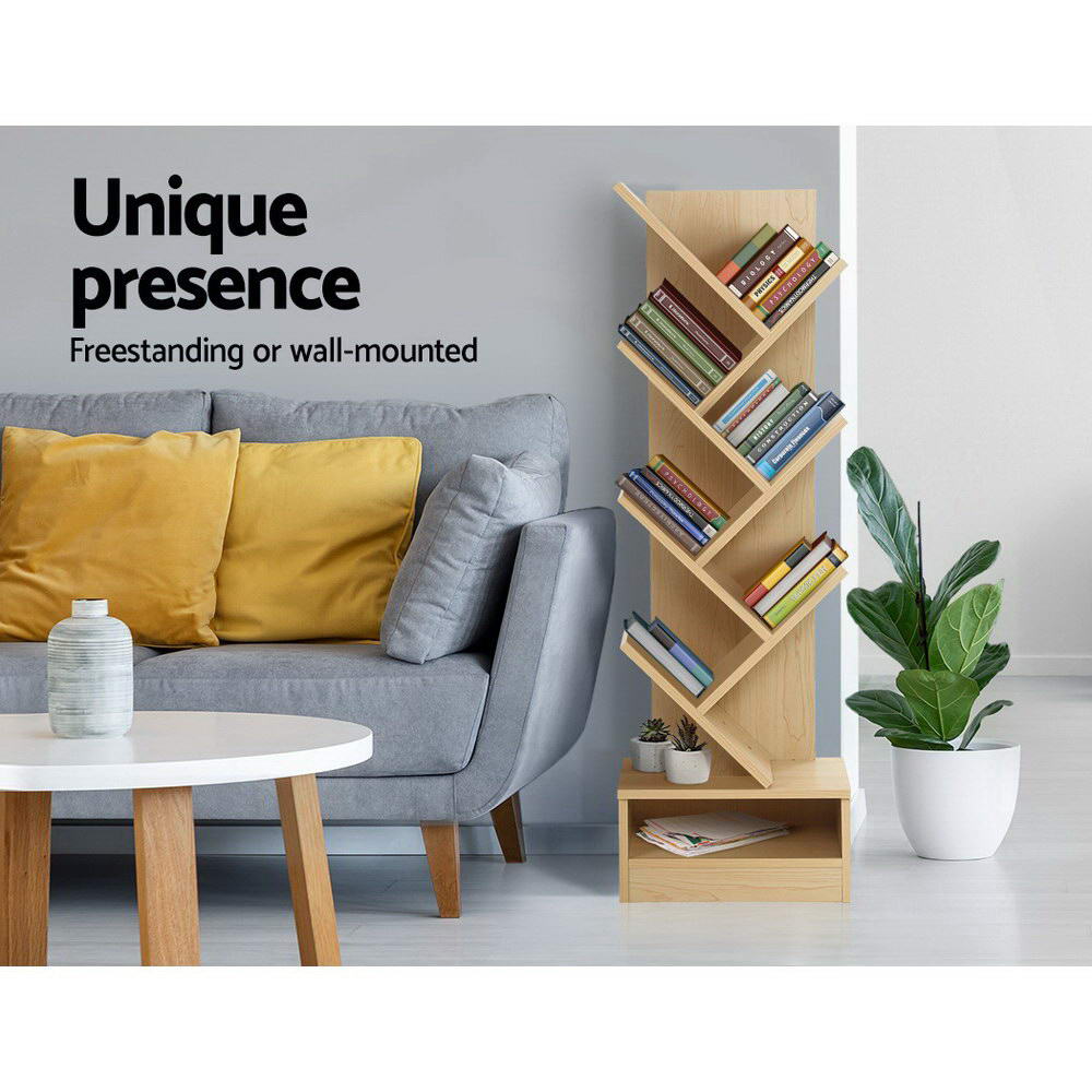 Bookshelf 7 Tiers - ECHO Oak