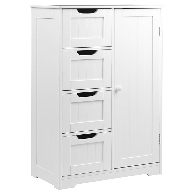 Artiss Bathroom Storage Cabinet with Drawers – White