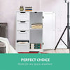 Artiss Bathroom Storage Cabinet with Drawers – White