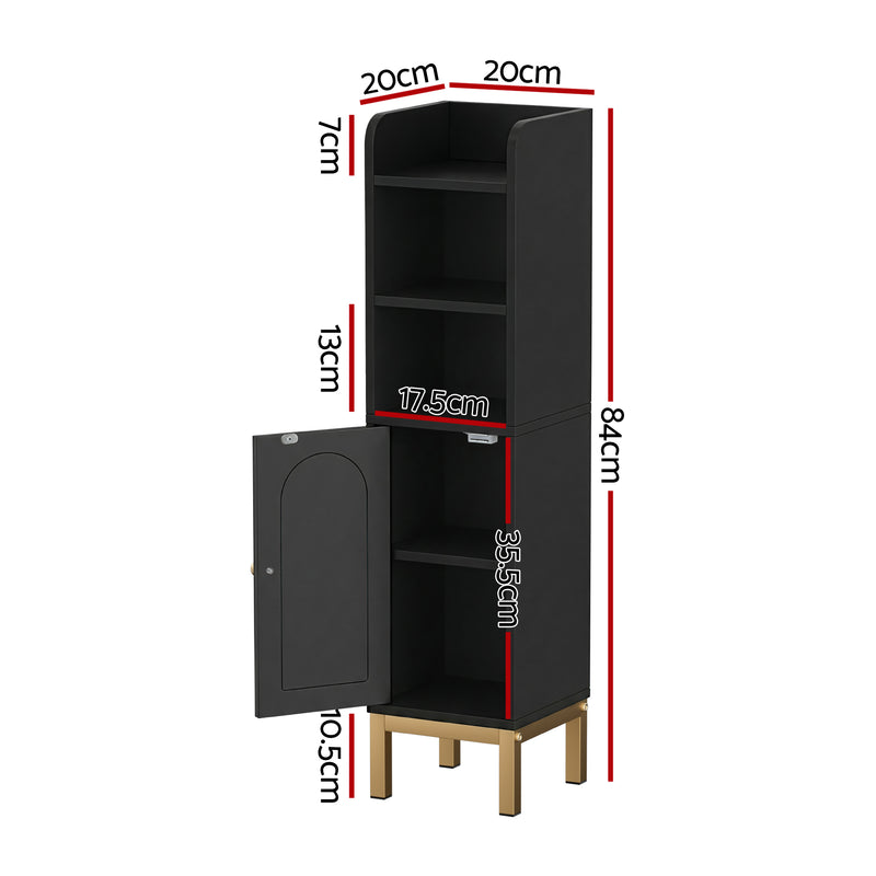 Artiss Bathroom Storage Cabinet – Black