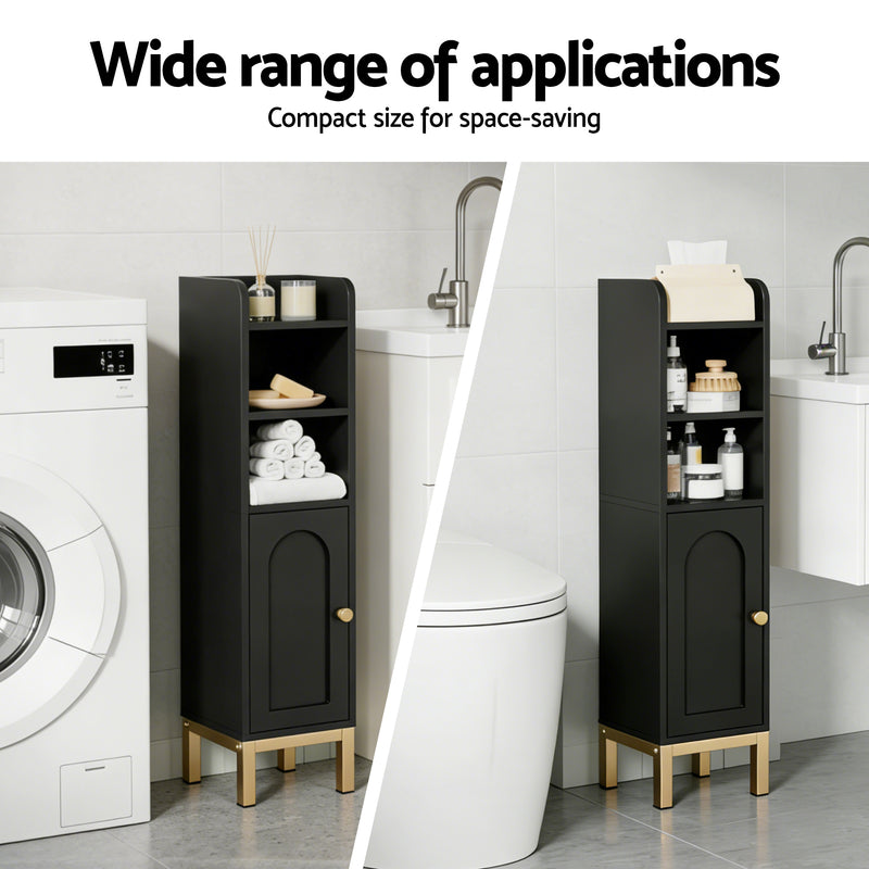 Artiss Bathroom Storage Cabinet – Black