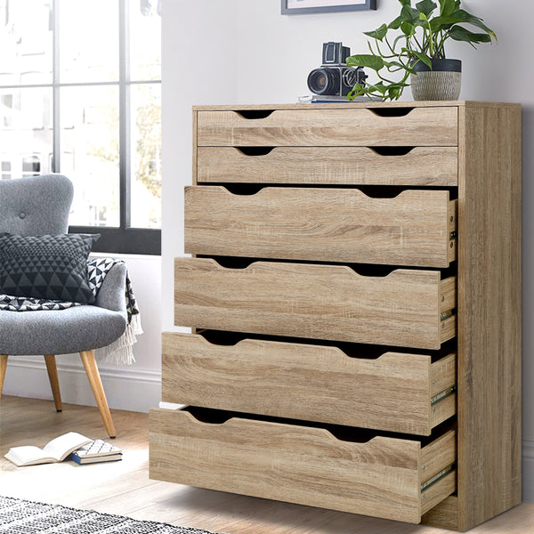 6 Chest of Drawers - MYLA Oak