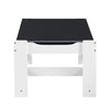 Kids Activity Table & Chairs Set with Storage and Chalkboard – Grey