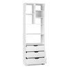 Bookshelf with Drawers - NANA White