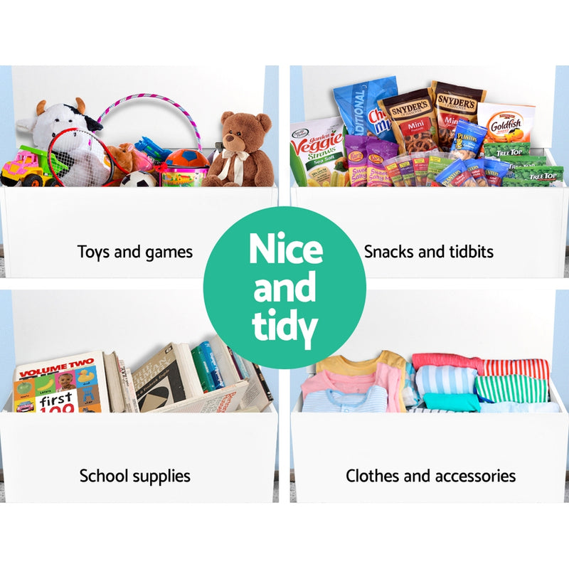 Kids Toy Box Chest & Storage Cabinet
