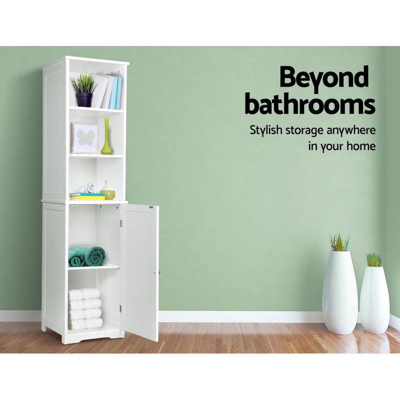 Artiss Bathroom Storage Cabinet 160cm – White