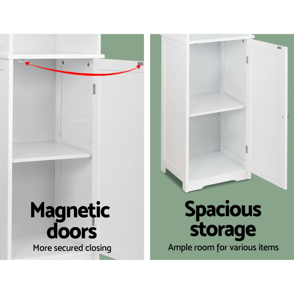 Artiss Bathroom Storage Cabinet 160cm – White