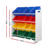 Keezi Kids Toy Storage Rack with Bins