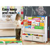 Keezi 4-Tier Kids Bookshelf Organiser with Drawer