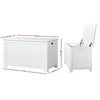 Kids Toy Box Chest – White