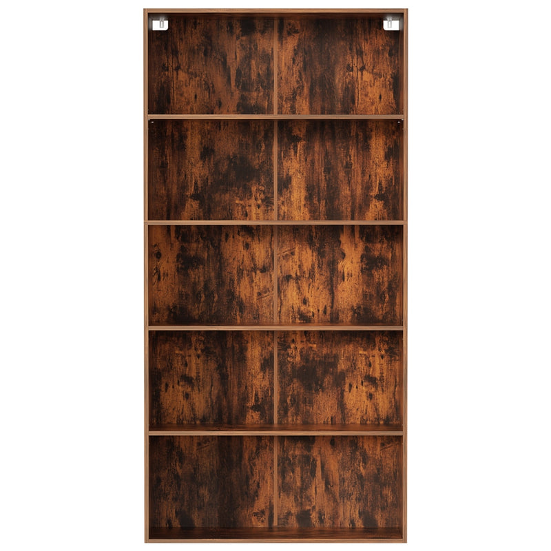 Bookshelf 5 Tiers Walnut