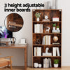 Bookshelf 5 Tiers Walnut