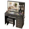 Artiss LED Vanity Dressing Table Set with Stool – Black