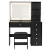 Artiss LED Vanity Dressing Table Set with Stool – Black
